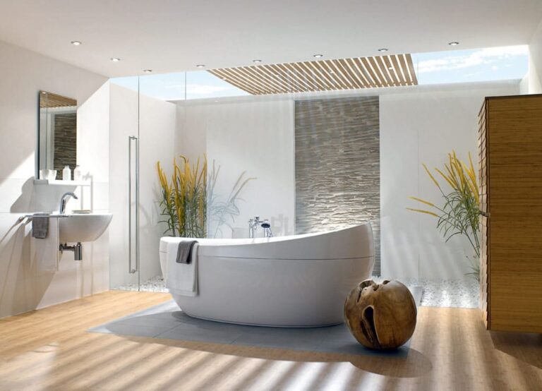 Stylish and functional small bathroom design