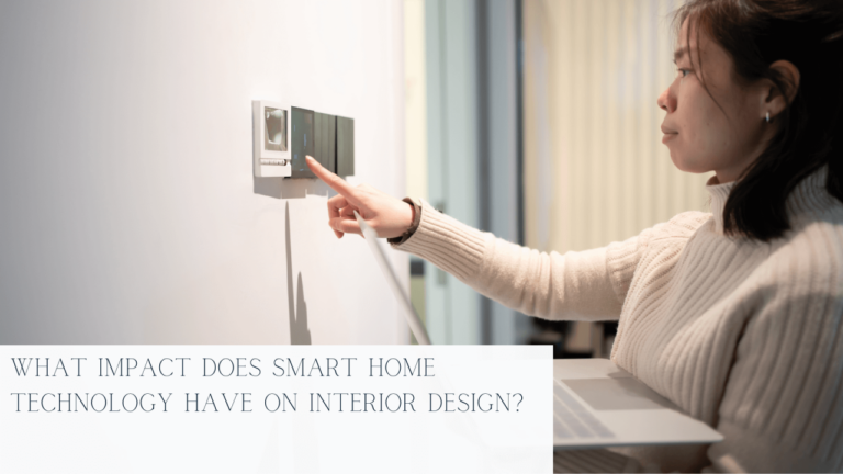 Impact of smart home technology on interior design aesthetics